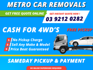 Cash for 4wd